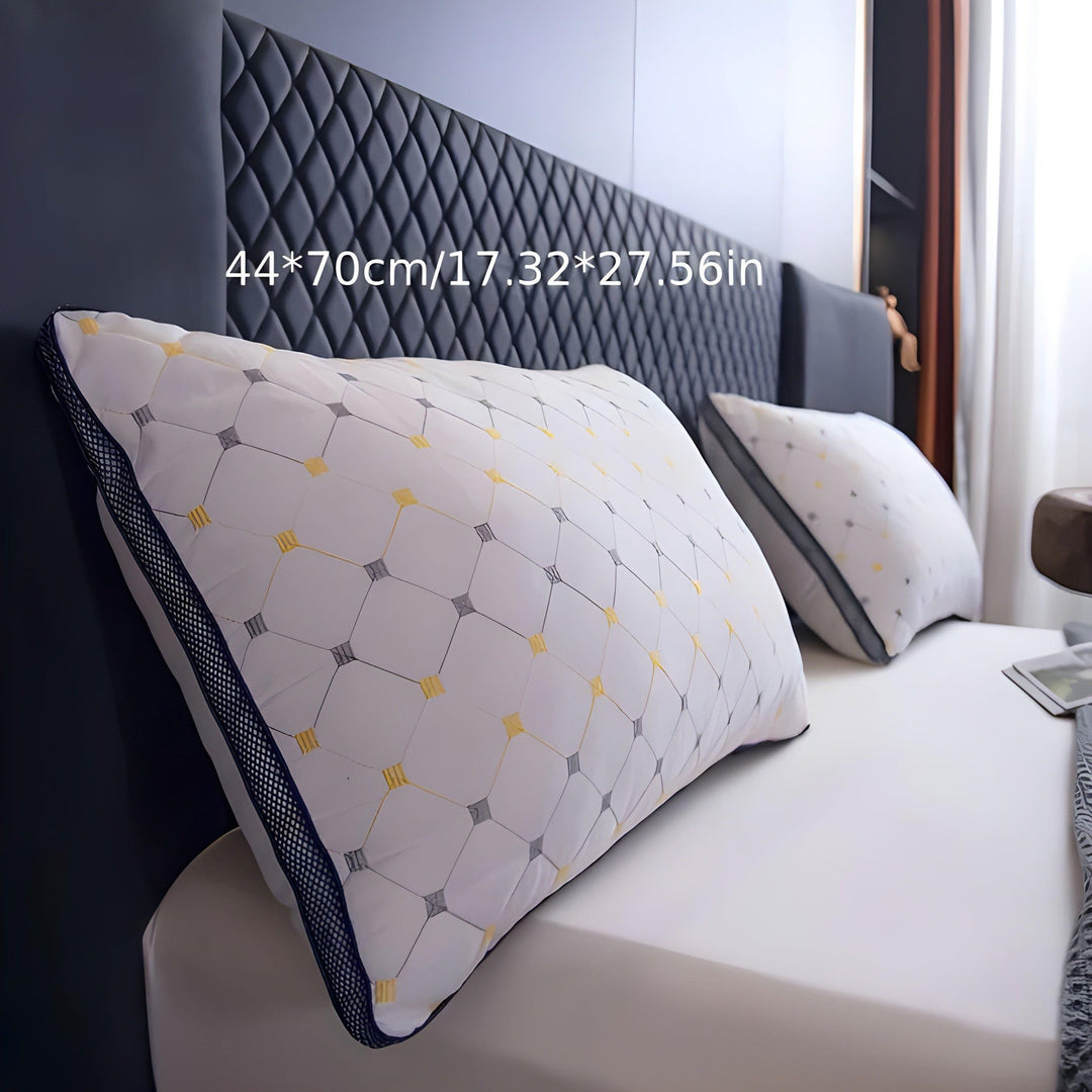 SkyDream Pillow – Embroidered Neck Support Pillow | Stornfield