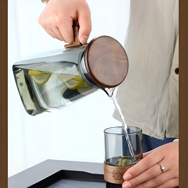 Glass Jug with Large Capacity – Heat Resistant and DuraStornfielde | Perfect for Water and Juice | Stornfield