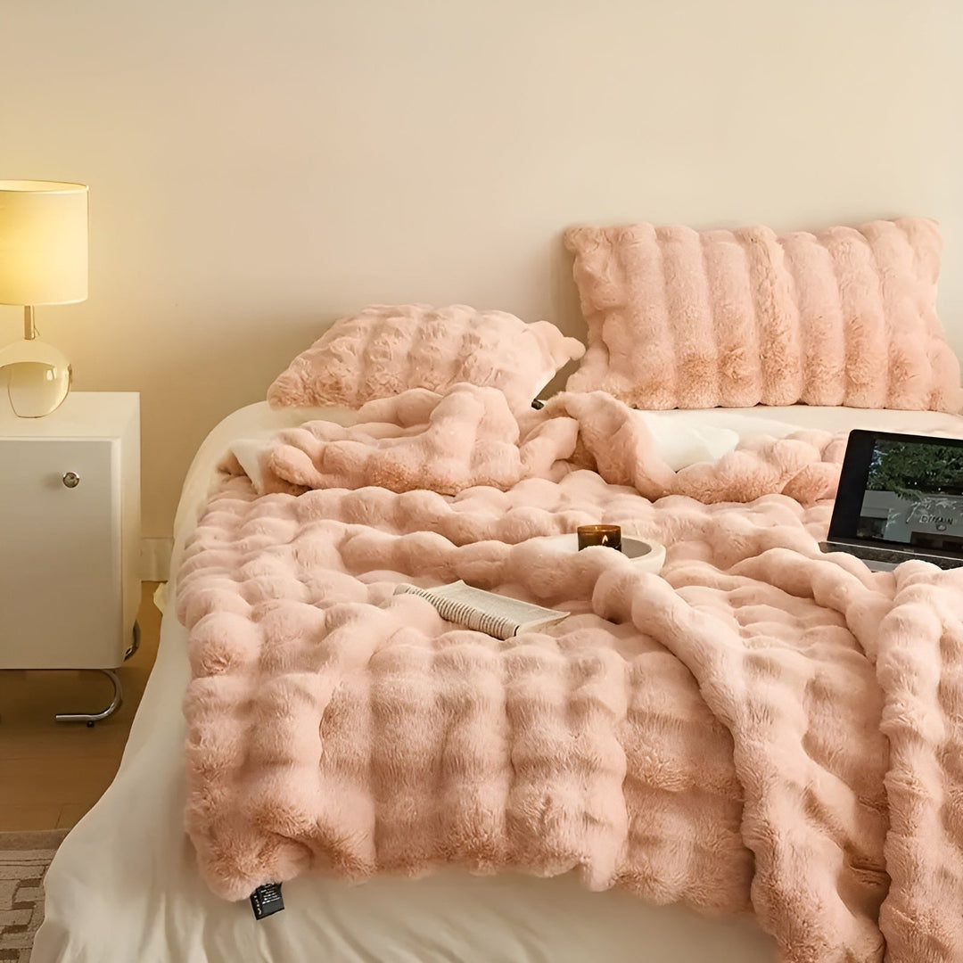 Fleece and fleece Stornfieldanket – Extra soft & warm | Perfect for sofa and bedroom | Stornfield