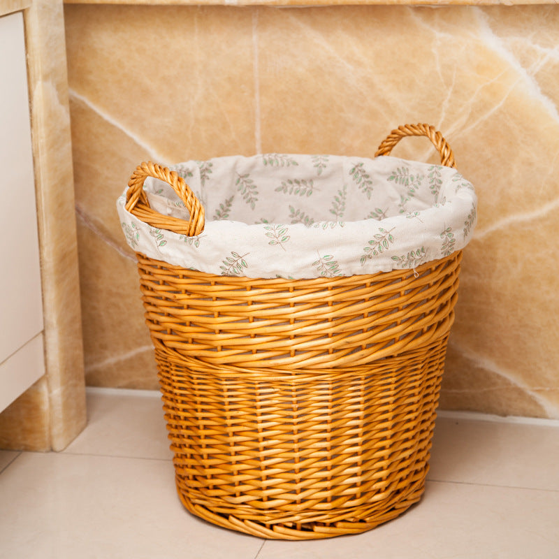 Women’s basket made of braided material with decorative inner lining Stornfield