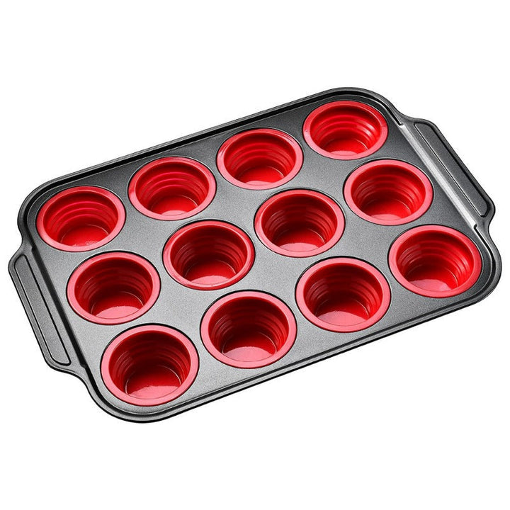 Press Release Stornfield Silicone Muffin Pan with Sturdy Metal Frame