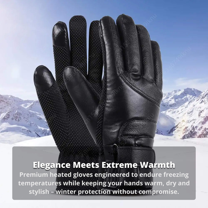 Stornfield | Heated Gloves for Women UK – Ladies Thermal Waterproof Winter Gloves with Touch Screen & USB Rechargeable Warm Design