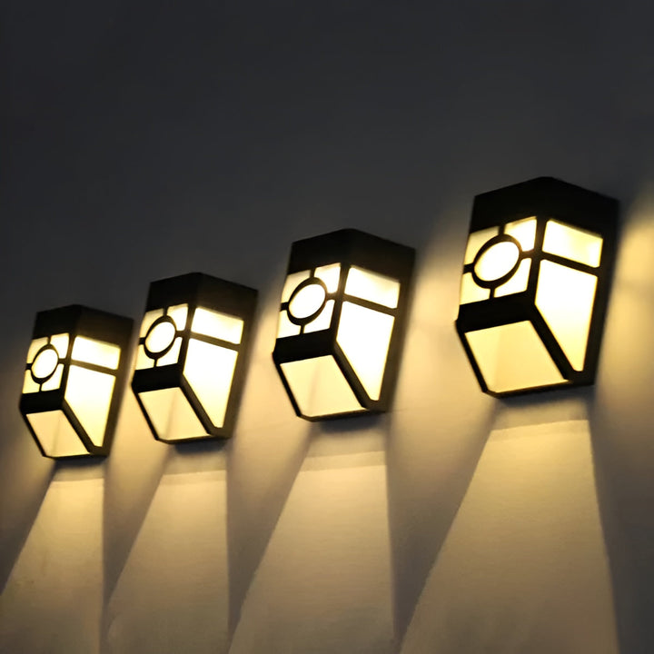 Solar LED Wall Light – Energy Saving and Weatherproof | 2-Pack for Outdoor Use | Stornfield