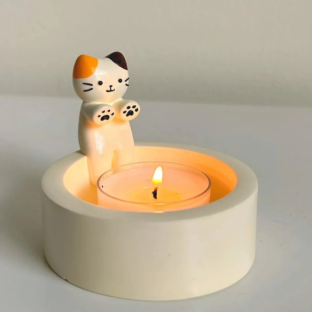 Cute Cat Candle Holder | Stornfield