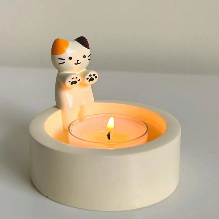 Cute Cat Candle Holder | Stornfield