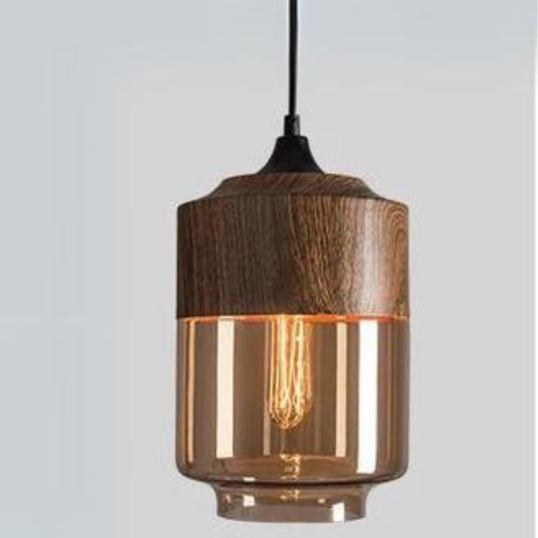 Stylish Scandinavian Wooden Ceiling Lamp - NordLuna | Stornfield