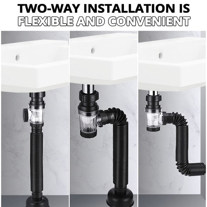 Flexible siphon drainage pipe | Stornfield
