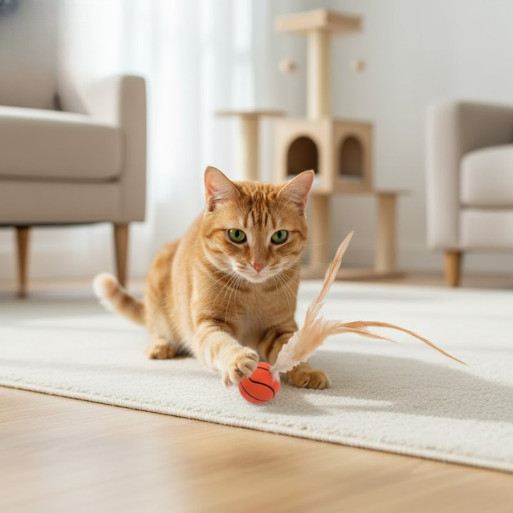 FetherSprint — Unleash the wild hunter in your cat with silent play fun! | Stornfield