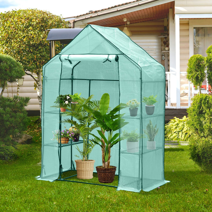 Greenhouse Film Greenhouse with Shelves | Stornfield