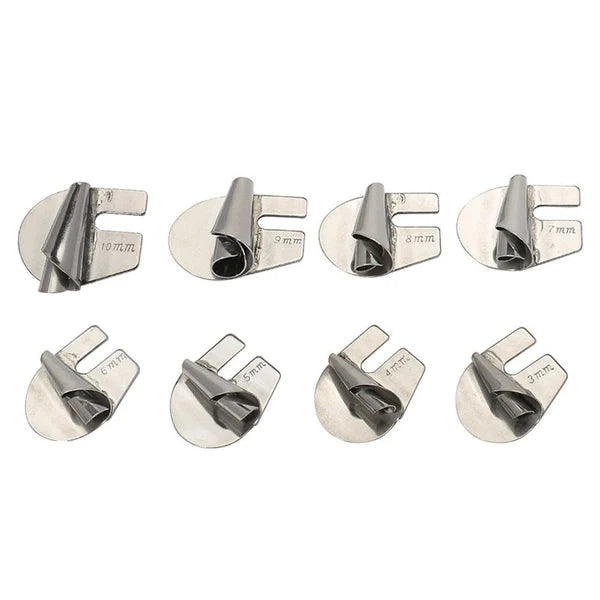 SewPerfect Spiral sewing pipe hem foot set with 8 pieces | Stornfield