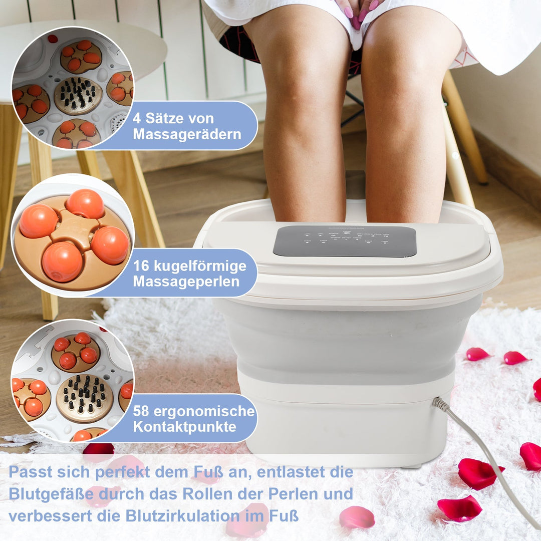 Electric foot massage device heating foldable | Stornfield