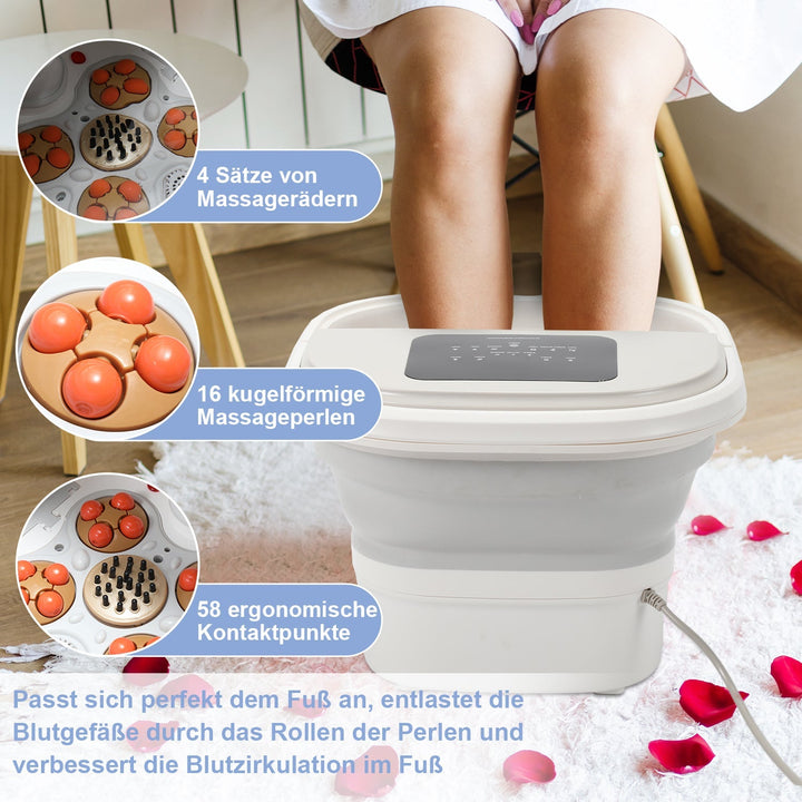 Electric foot massage device heating foldable | Stornfield