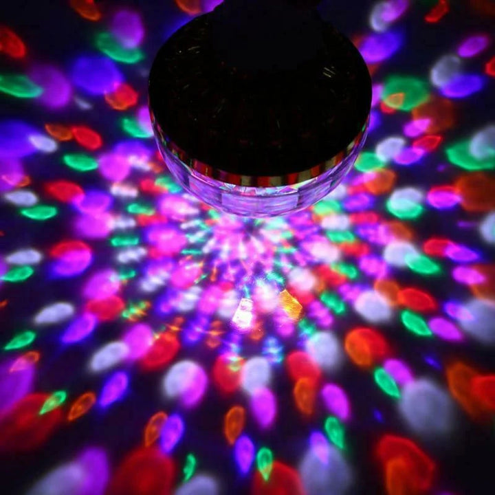 DiscoSpin LED Party Lamp – Rotating RGB Ambient Lighting 3W | Stornfield