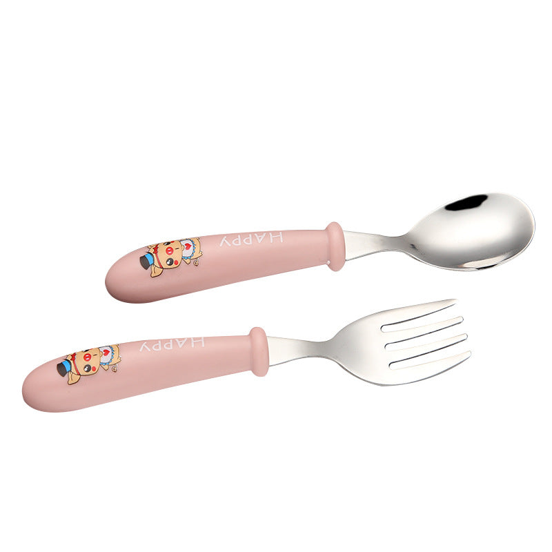 Child-friendly dining fork with safe grip Stornfield