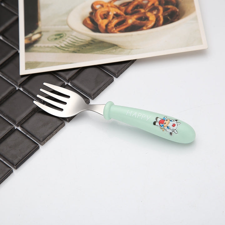 Child-friendly dining fork with safe grip Stornfield