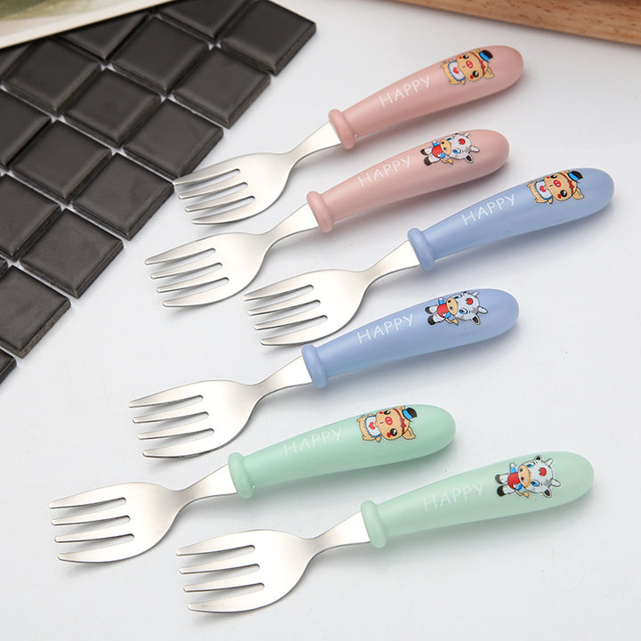 Child-friendly dining fork with safe grip Stornfield