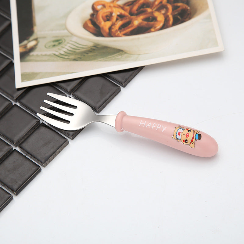 Child-friendly dining fork with safe grip Stornfield