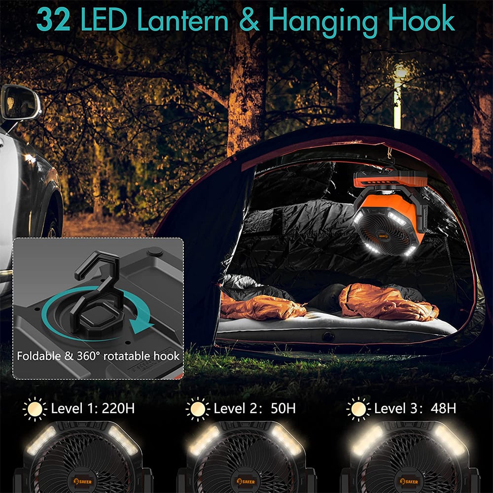 Rechargeable Camping Fan | Stornfield