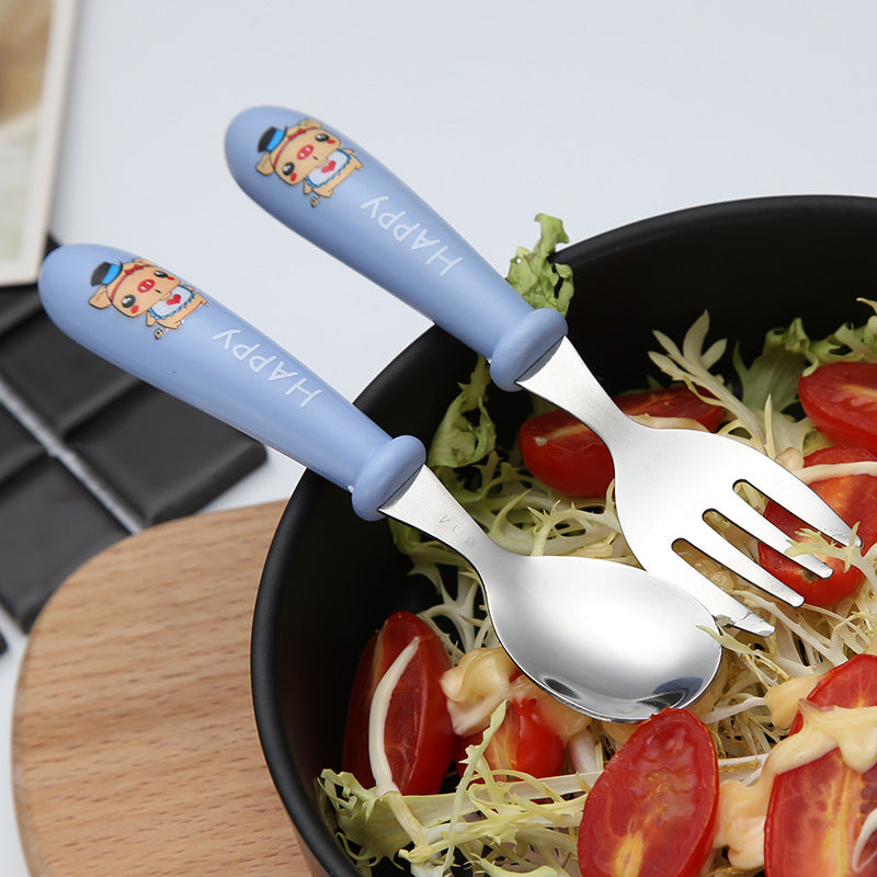 Child-friendly dining fork with safe grip Stornfield
