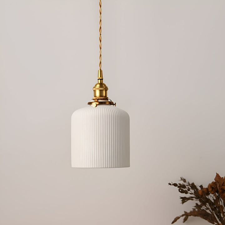 AmberZen Light – Vintage Ceramic Glass Pendant Light | Stornfield