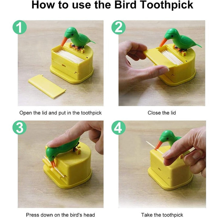 Stornfield Automatic Bird Toothpick Dispenser