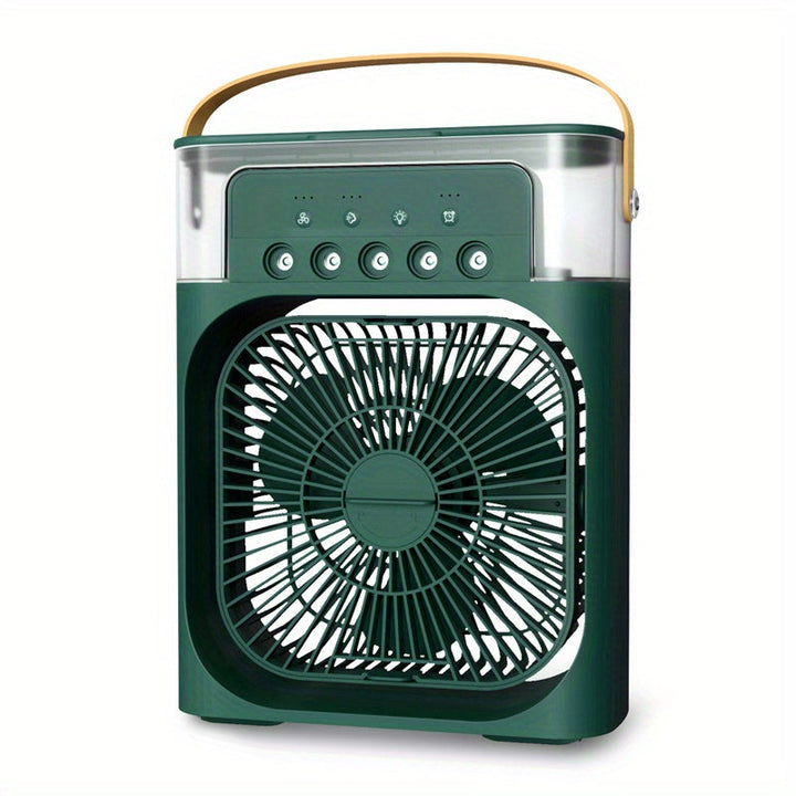 5A 2V Portable 600ml Spray Cooler Fan Desk USB Rechargeable Perfume Humidifier Air Conditioning A/C Cooling Fan 3 Wind Speeds | Stornfield