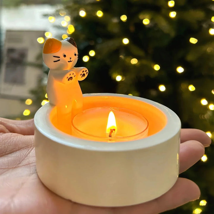 Cute Cat Candle Holder | Stornfield