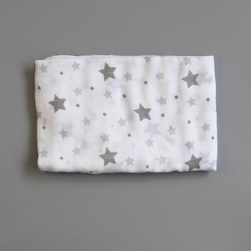 Organic Cotton Dinosaur Print Muslin Swaddle Stornfield