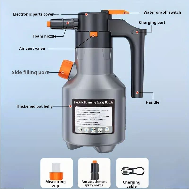 Electric Foam Sprayer Bottle 2L | Stornfield