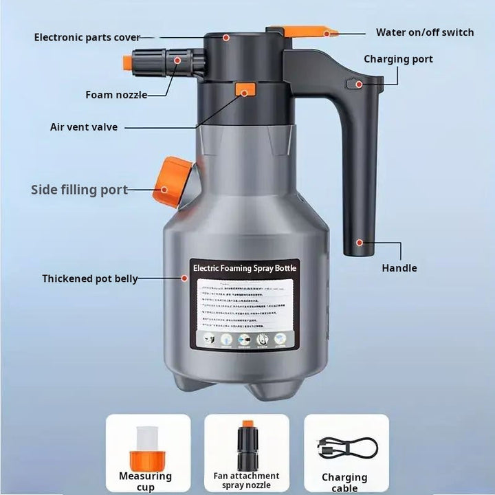 Electric Foam Sprayer Bottle 2L | Stornfield