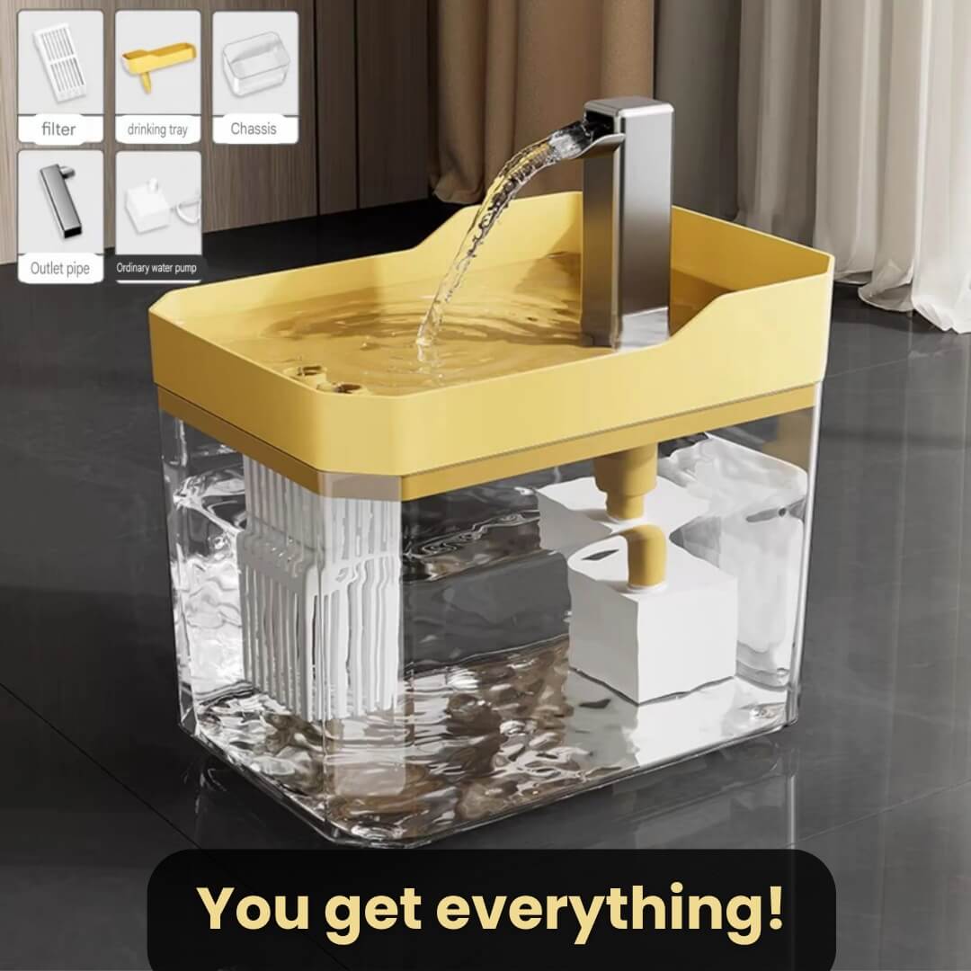 Cat Drinking Fountain 360° Sensor 1.5 L Quiet | Stornfield