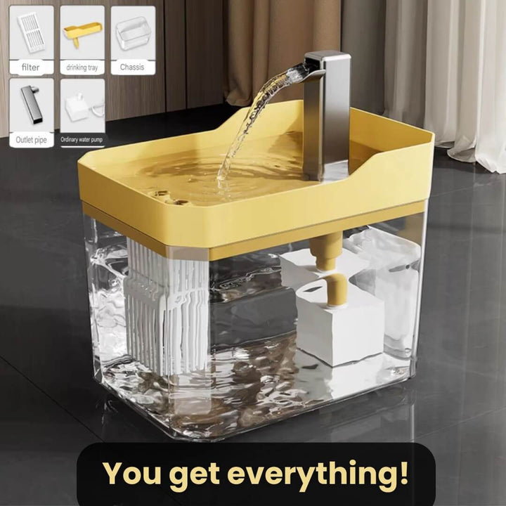 Cat Drinking Fountain 360° Sensor 1.5 L Quiet | Stornfield