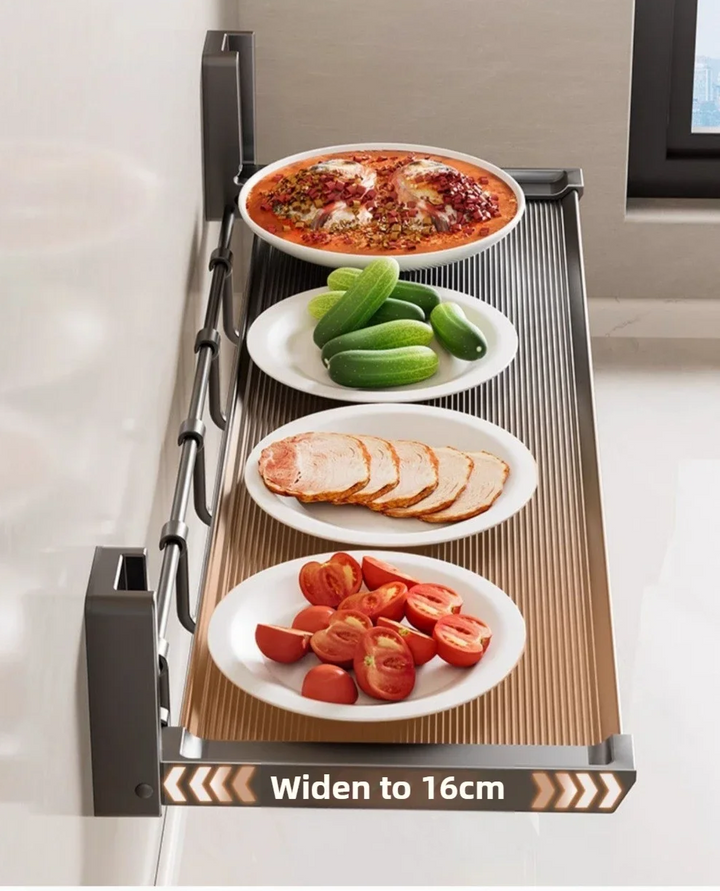 FlexiRack – Collapsible Spice Rack with Hooks Stornfield