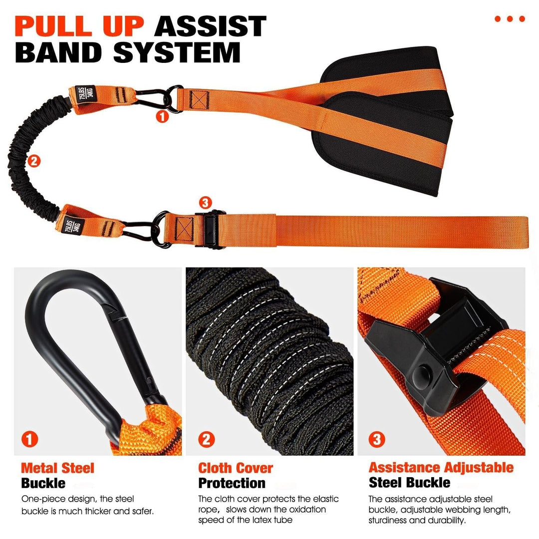 Pull-up assistance band with double foot system | Stornfield