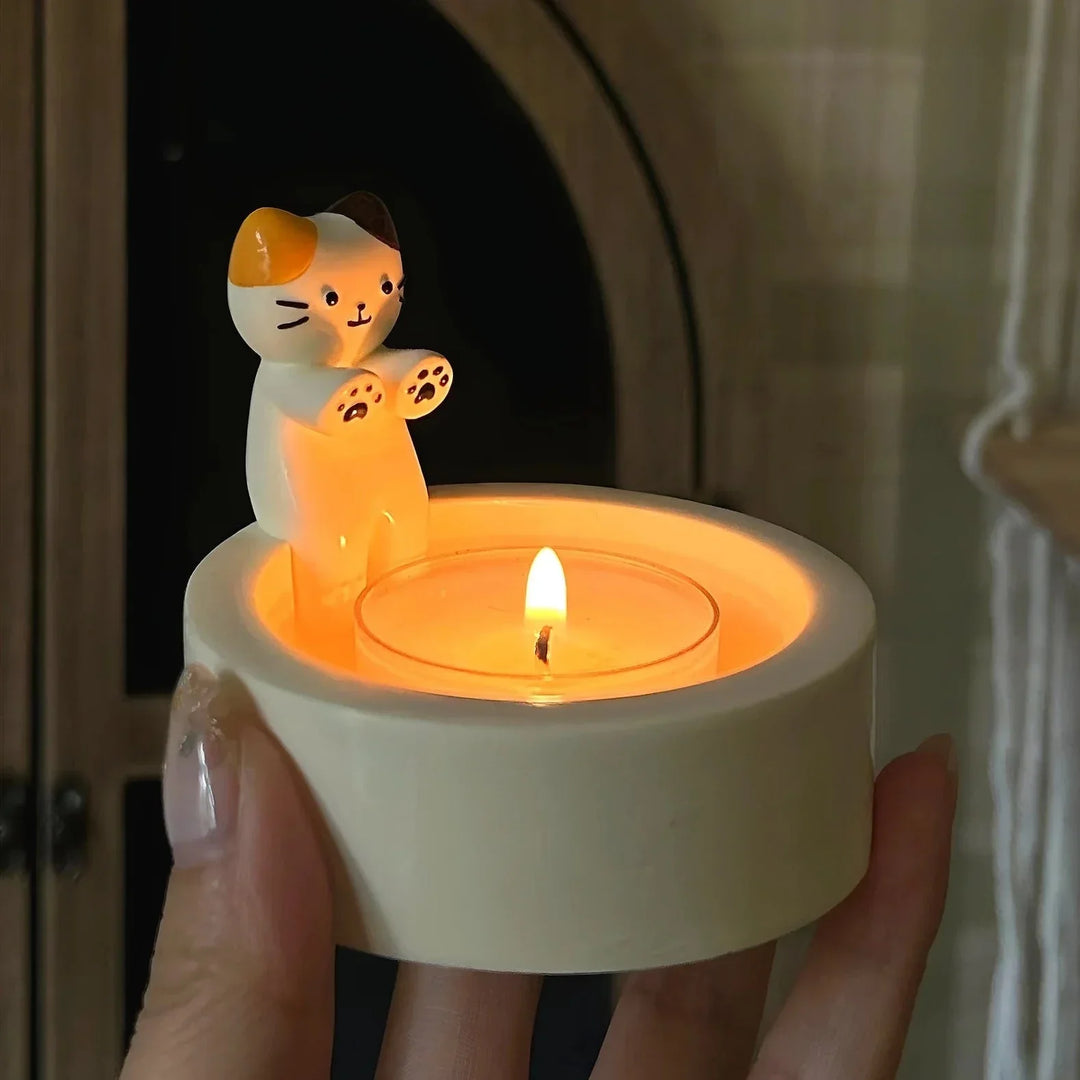Cute Cat Candle Holder | Stornfield