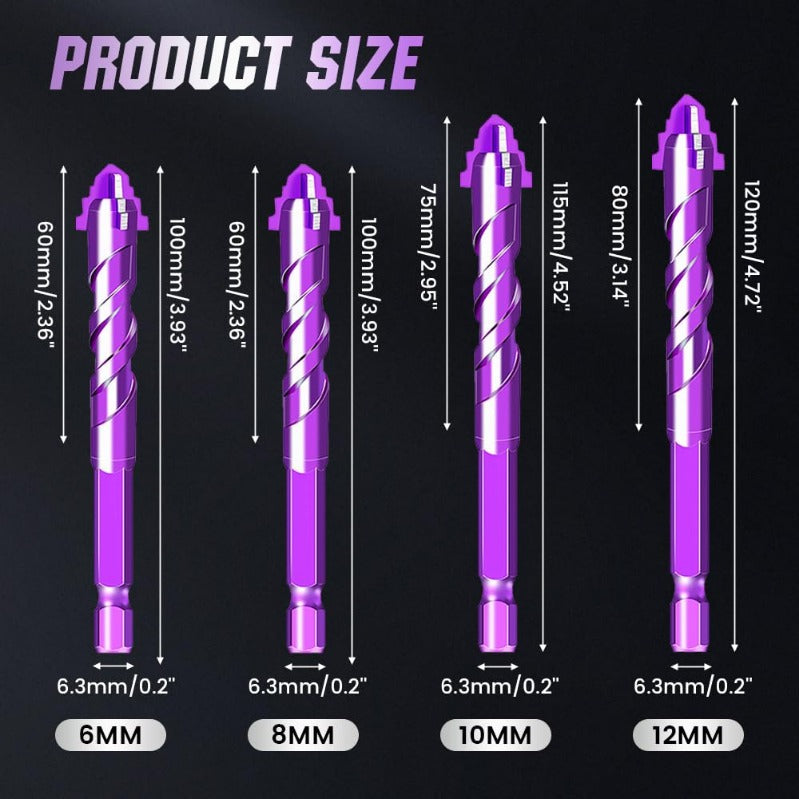 Woyuosn VioletShield Quad-Edge Drill Set Stornfield