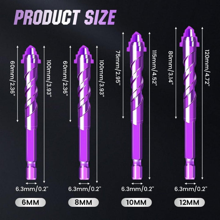 Woyuosn VioletShield Quad-Edge Drill Set Stornfield