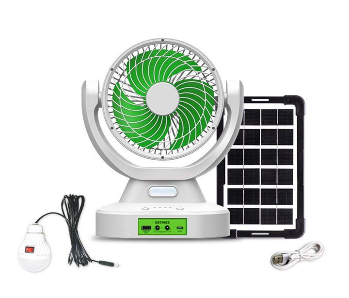 Solar Fan With Multifunction Light | Stornfield