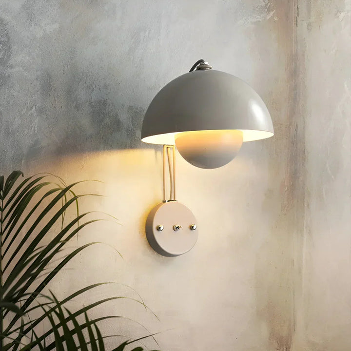 BudLume - Cozy Scandinavian Mushroom Wall Lamp Stornfield