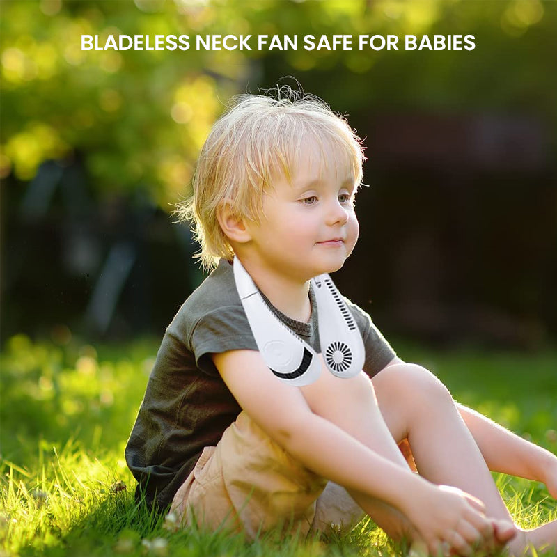 Rechargeable Bladeless Portable Neck Fan | Stornfield