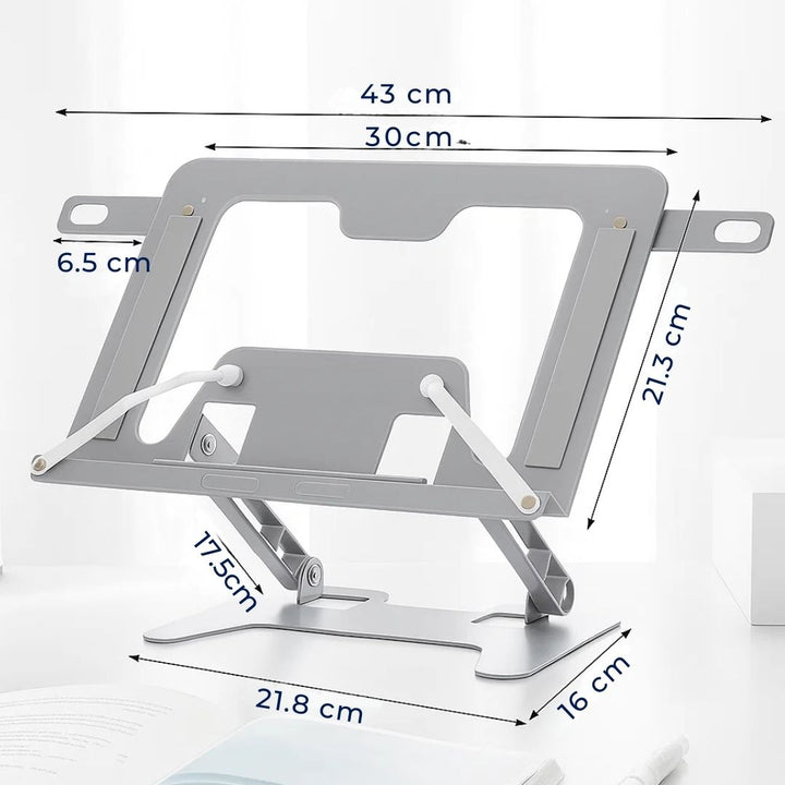 ReadEase | Adjustable Reading Stand – Ergonomic Neck Relief – Compact Foldable Design – For Comfort at Home, Office, and Stornfield Desk