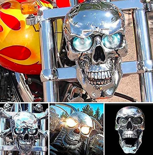Stornfield | LED Motorcycle Skull Light