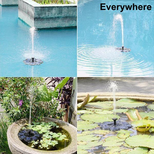 Stornfield | Solar Bionic Fountain for Gardens Birth Bath for Floor / Ground