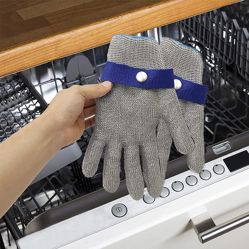 Stornfield | Stainless Steel Mesh Metal Protective Gloves for Laboratory