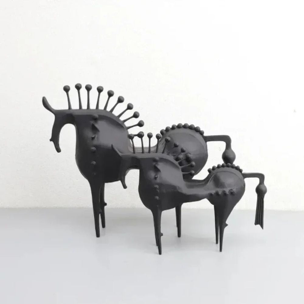 Abstract Metal Horse Sculpture | Stornfield
