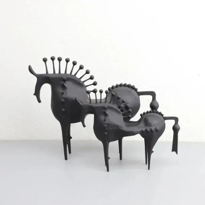 Abstract Metal Horse Sculpture | Stornfield