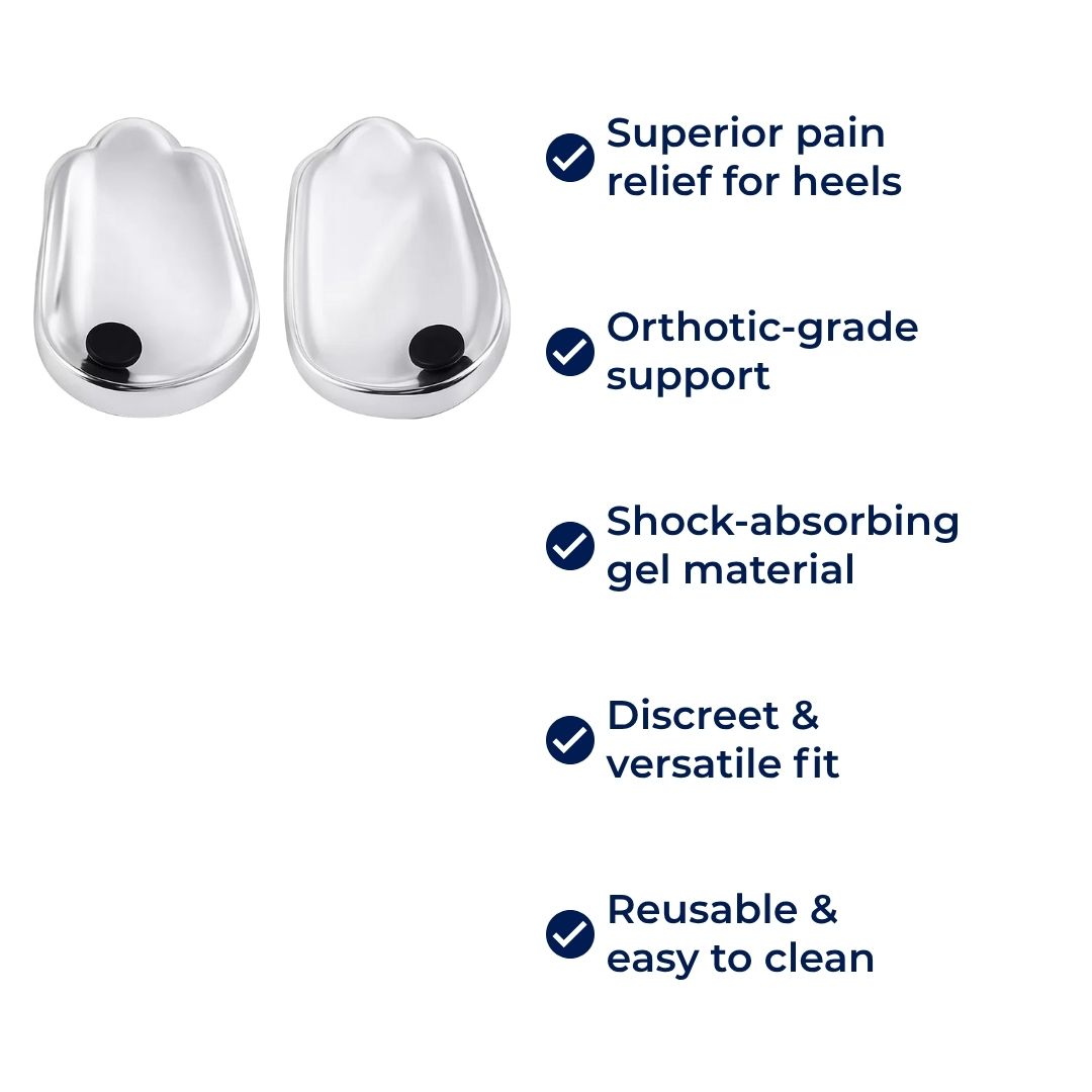 HeelGuard | Silicone Gel Heel Pads – Heel Pain Relief – Cushioning Pad – Orthopedic Support for Everyday Comfort Stornfield