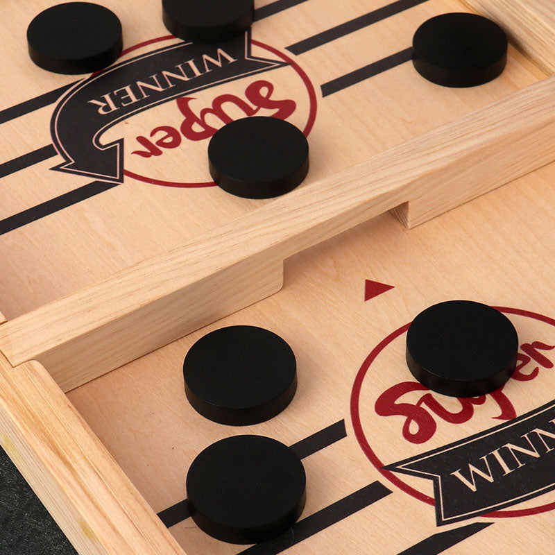 Stornfield | – Double Sided Reversible Sling Puck Board Game for Family