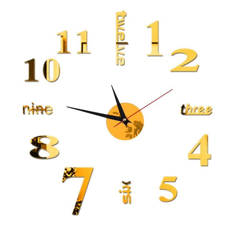DIY Modern No-Punch Wall Clock | Stornfield