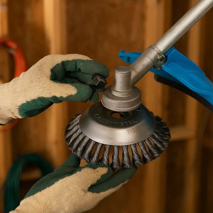 GrassCut TurboHead – Universal 6-Blade Weed Brush for Trimmers | Stornfield
